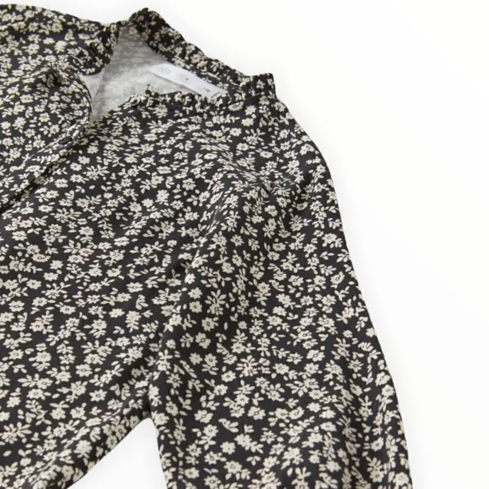 ZARA Kids | Black | FLORAL SHIRTDRESS